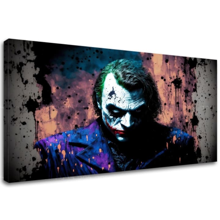 Levně Designová dekorace na plátně Jokerova osudová hra
