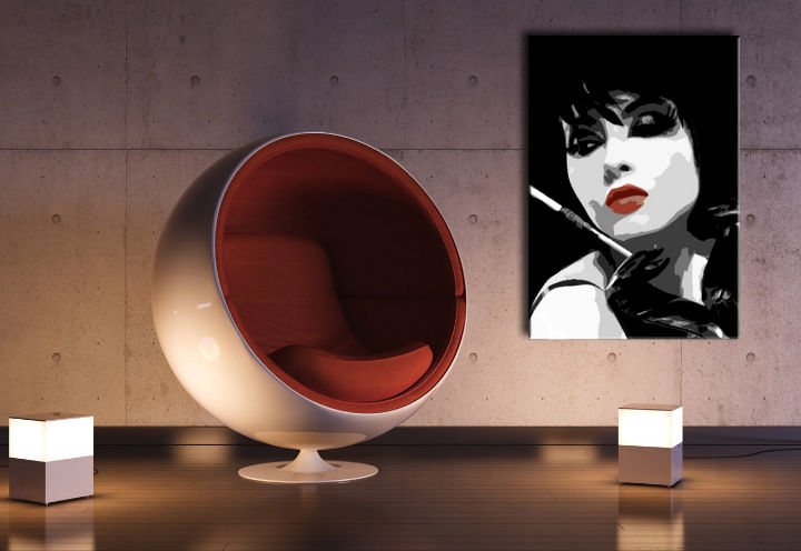 Levně Ručně malovaný POP Art Pop Woman 1 dílný 70x100cm