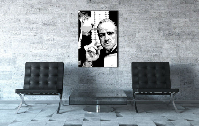 Levně Ručně malovaný POP Art Godfather 1 dílný 70x100cm