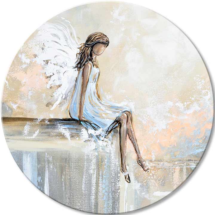 Levně Kulaté obrazy s akrylem Angel's Rest | different dimensions