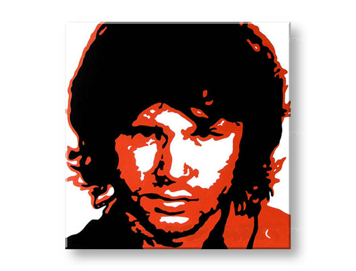 Ručně malovaný POP Art Jim Morrison