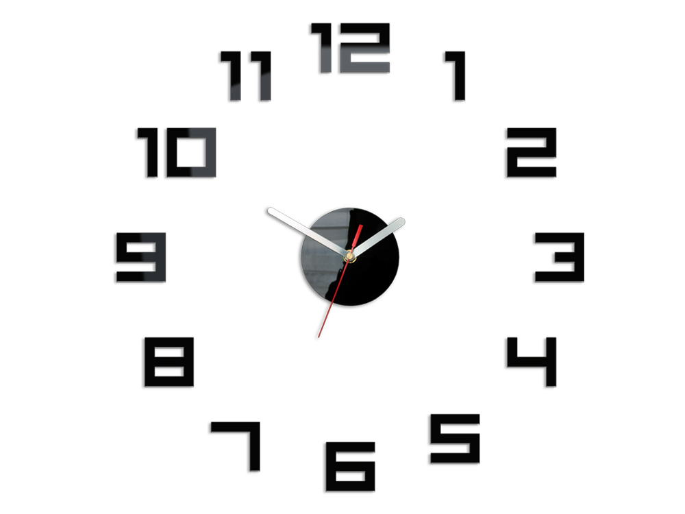 Levně Moderní nástěnné hodiny DIGIT