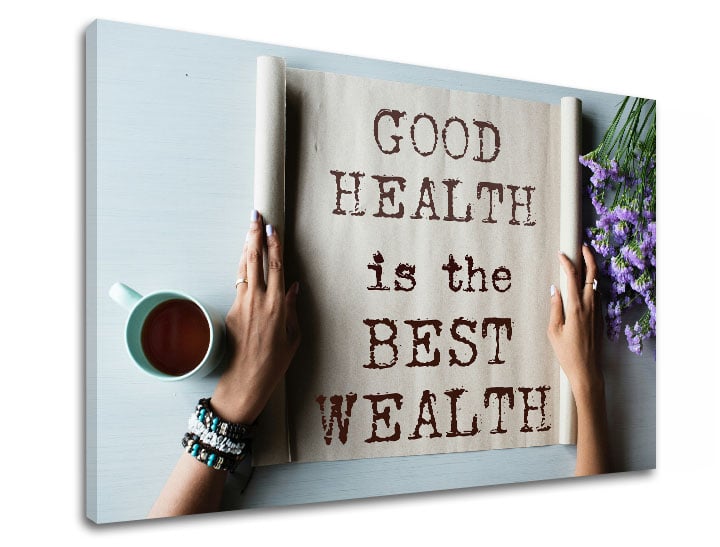 Levně Motivační obraz na zeď Good health