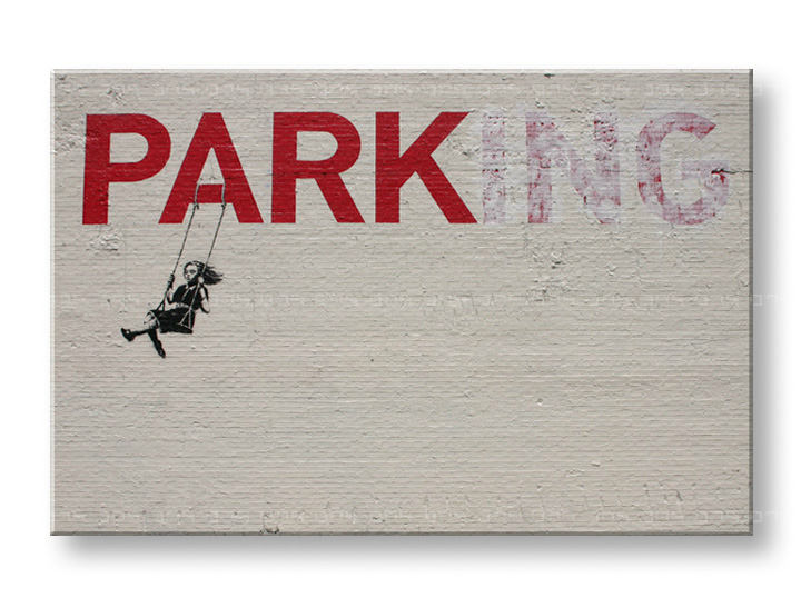 Levně Obraz na plátně 1 dílný Street ART - Banksy