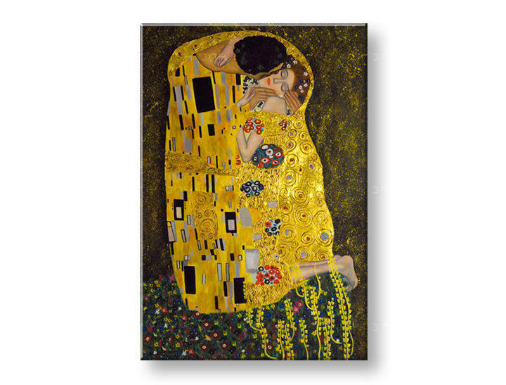 Obraz na plátně POLIBEK - Gustav Klimt 