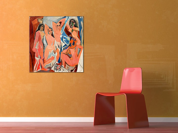 Obraz na plátně PANNY Z AVIGNONU - Pablo Picasso REP106 - 50x50 cm  reprodukce 50x50 cm