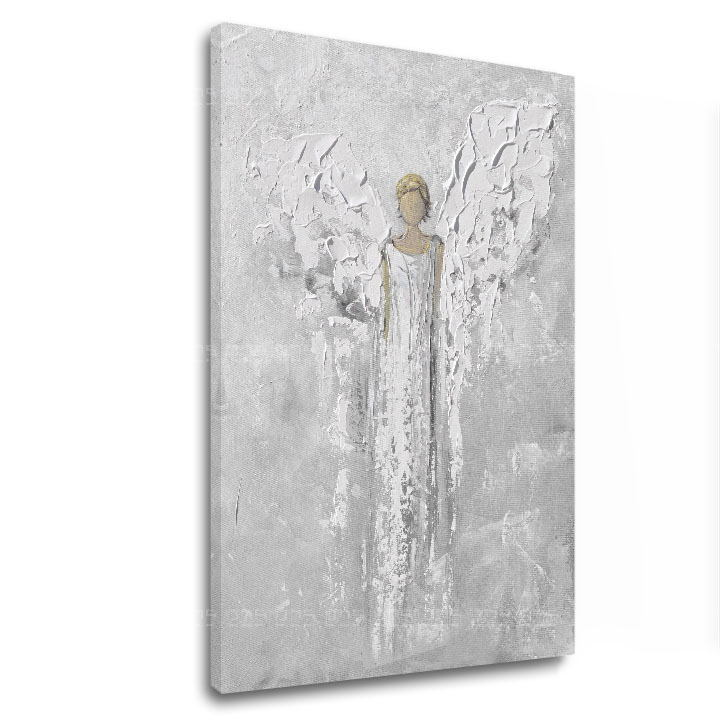 Andělské obrazy na plátně Nekonečná láska | 80x110 cm Kolekce Nebeští Strážci