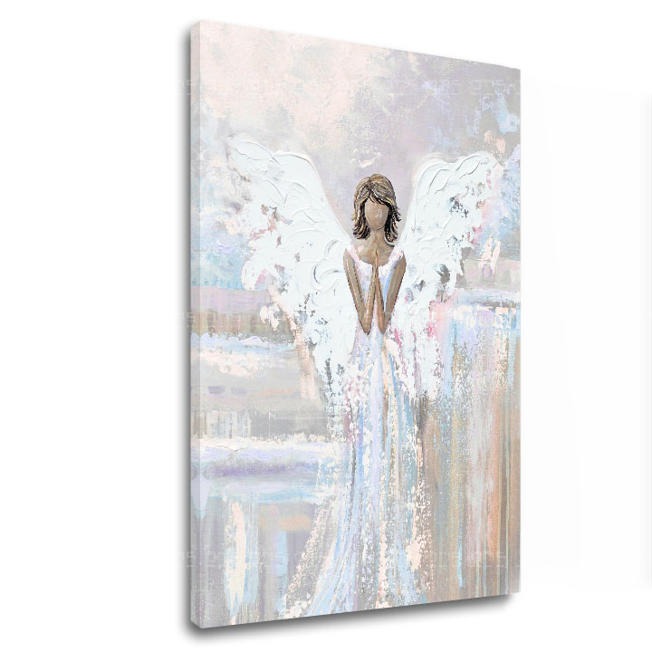 Andělské obrazy na plátně Laskavý pohled | 30x40 cm Kolekce Nebeští Strážci