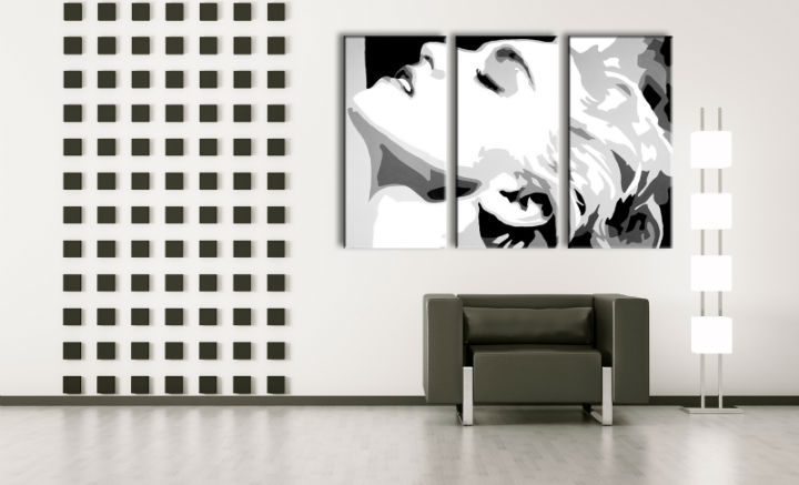 Ručně malovaný POP Art Madonna