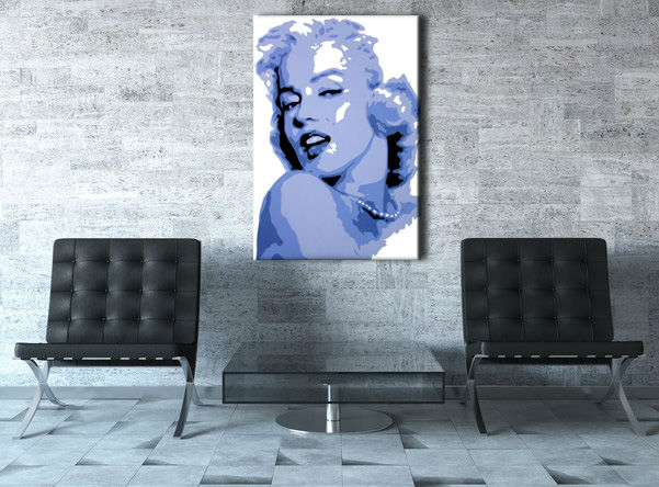 Ručně malovaný POP Art Marilyn Monroe 1 dílný mon