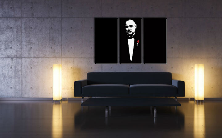 Ručně malovaný POP Art Marlon Brando