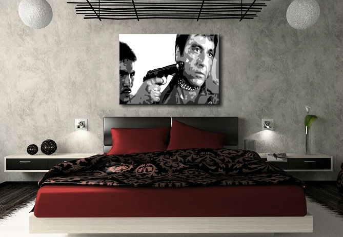 Ručně malovaný POP Art AL PACINO 1 dílný 100x70cm