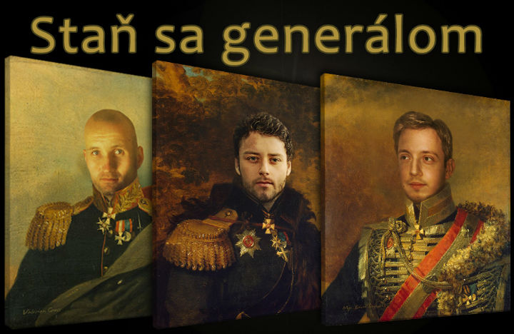 Buď GENERÁLEM - Obraz pro muže general