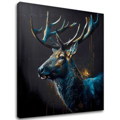 Dekorativní malba na plátně - PREMIUM ART - Peaceful Forest Guardian | 100x100 cm