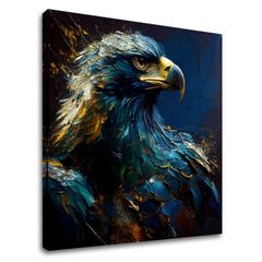 Dekorativní malba na plátně - PREMIUM ART - Wilderness's Fearless Hunter | 60x60 cm