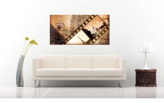 Obraz Paříž na zrcadle Mirrora 43 - 50x100 cm