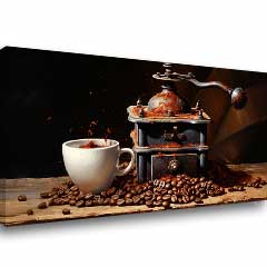 Kávové obrazy do kuchyně Kouzlo obyčejných věcí | různé rozměry
