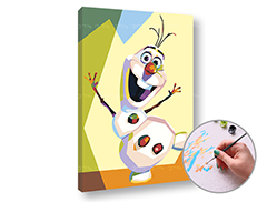 Malování podle čísel FROZEN OLAF | nízká obtížnost