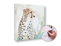 Malování podle čísel - Gepard na lovu