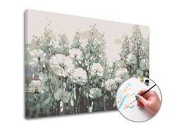 Malování podle čísel LUCKY FLOWERS | střední obtížnost