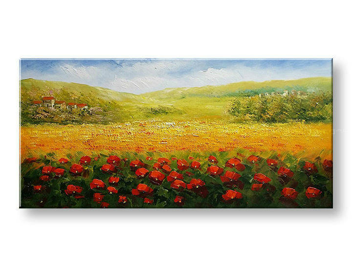 Ručně malovaný obraz na stěnu PŘÍRODA BI145E1 - 120x60 cm malované obrazy BIANCA