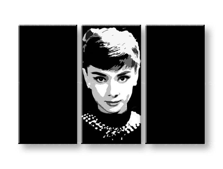 Ručně malovaný POP Art Audrey Hepburn
