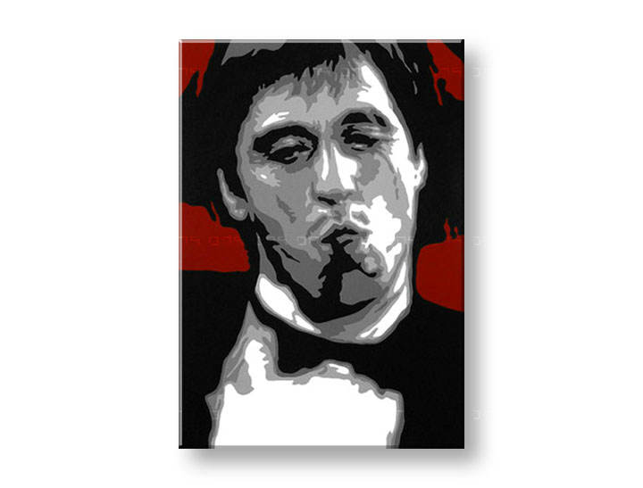 Ručně malovaný POP Art AL PACINO