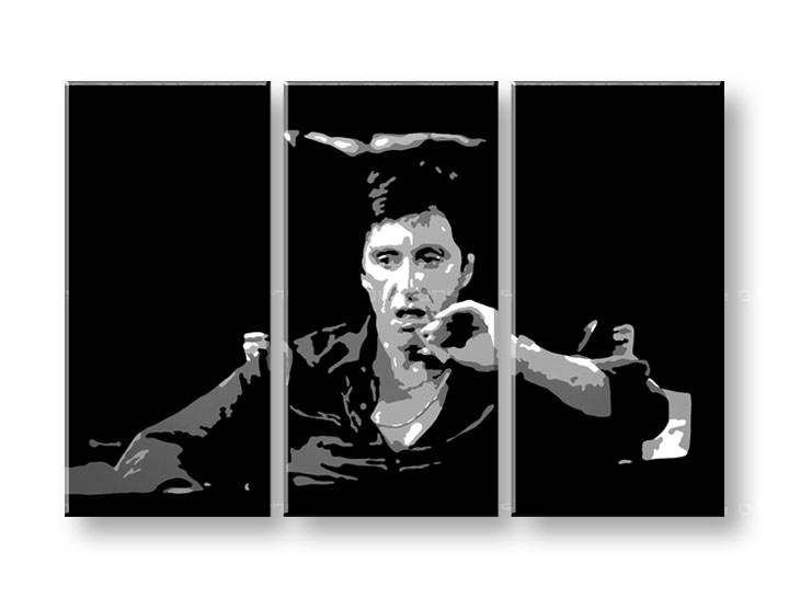 Ručně malovaný POP Art Sleva 25% obraz Al Pacino 120x80 cm