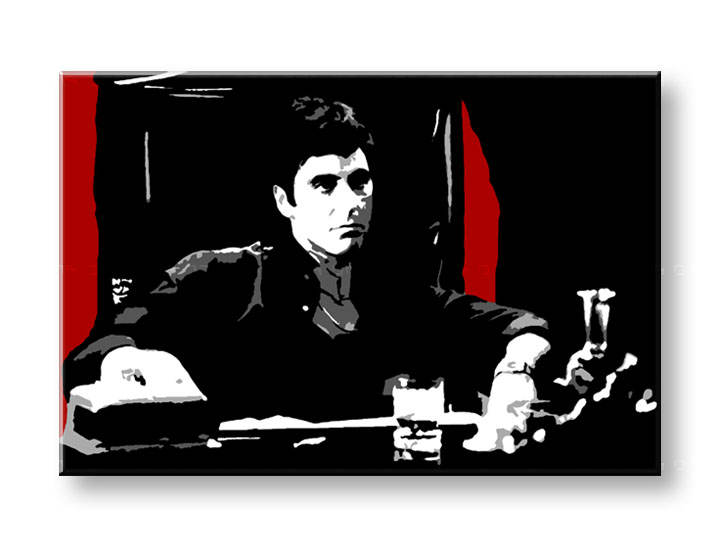 Ručně malovaný POP Art AL PACINO