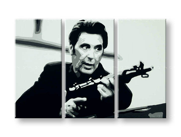 Ručně malovaný POP Art AL PACINO