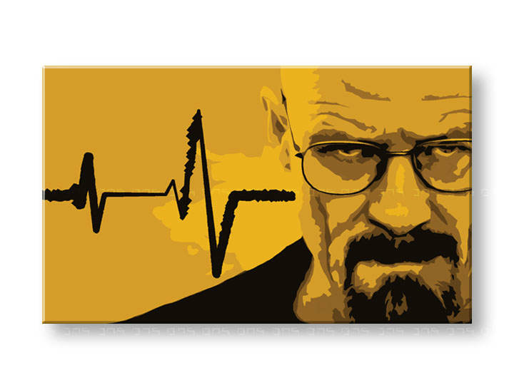 Ručně malovaný POP Art BREAKING BAD