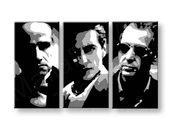 Ručně malovaný POP Art GODFATHER