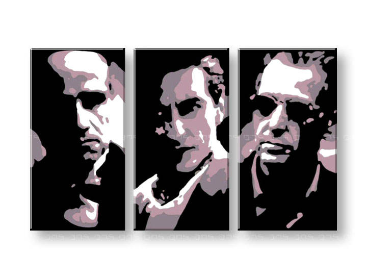 Ručně malovaný POP Art GODFATHER