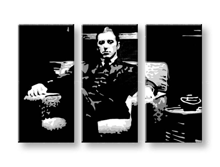 Ručně malovaný POP Art GODFATHER