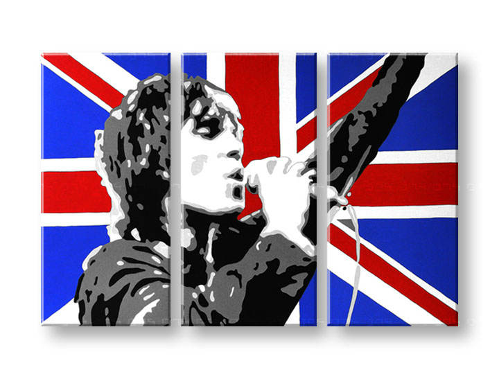 Ručně malovaný POP Art Ian Brown