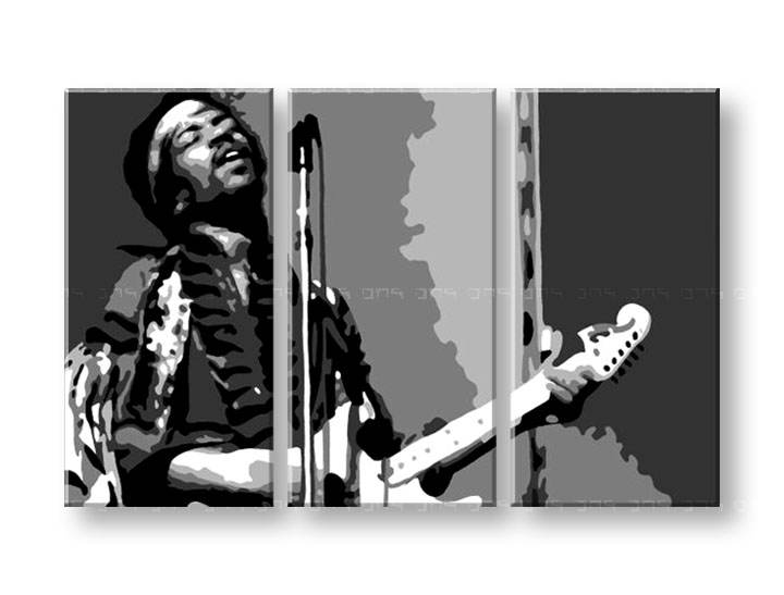 Ručně malovaný POP Art Jimmy Hendrix