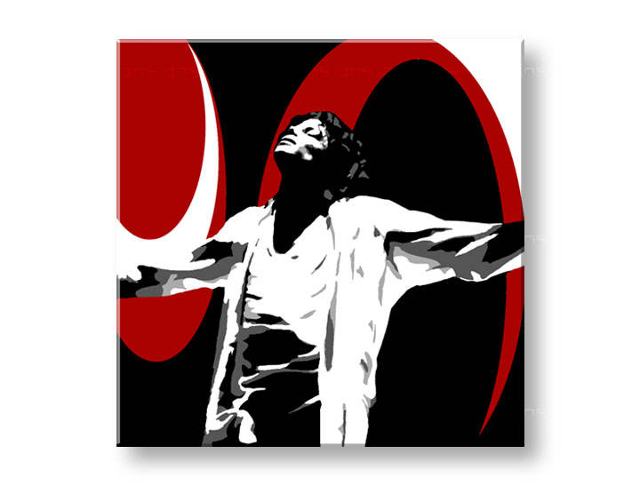 Ručně malovaný POP Art Michael Jackson