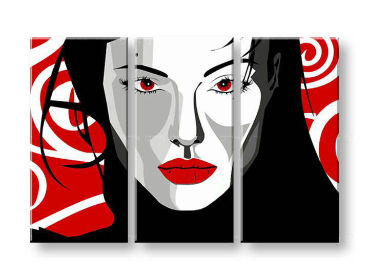 Ručně malovaný POP Art Nice WOMAN