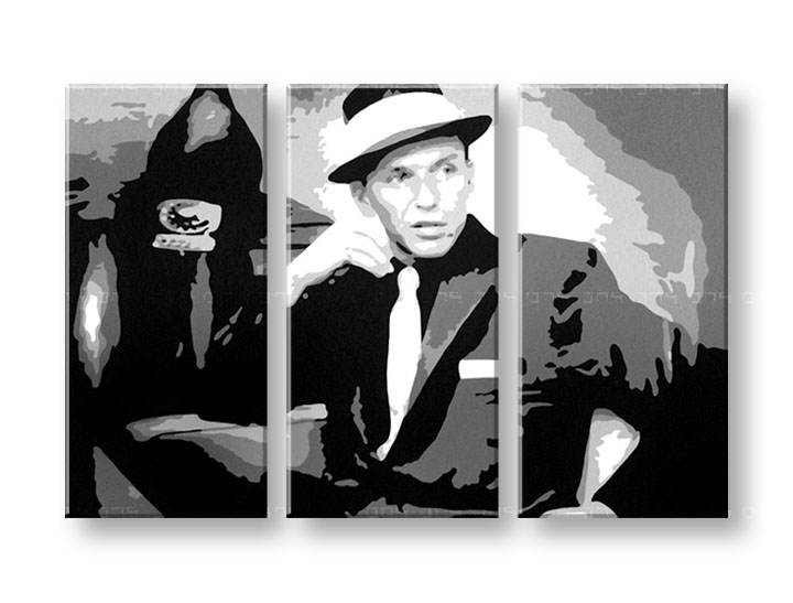 Ručně malovaný POP Art Frank Sinatra