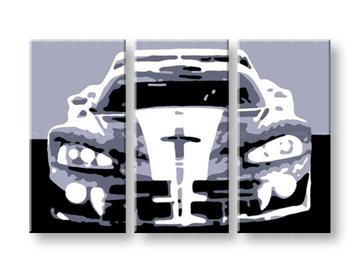 Ručně malovaný POP Art Dodge Viper