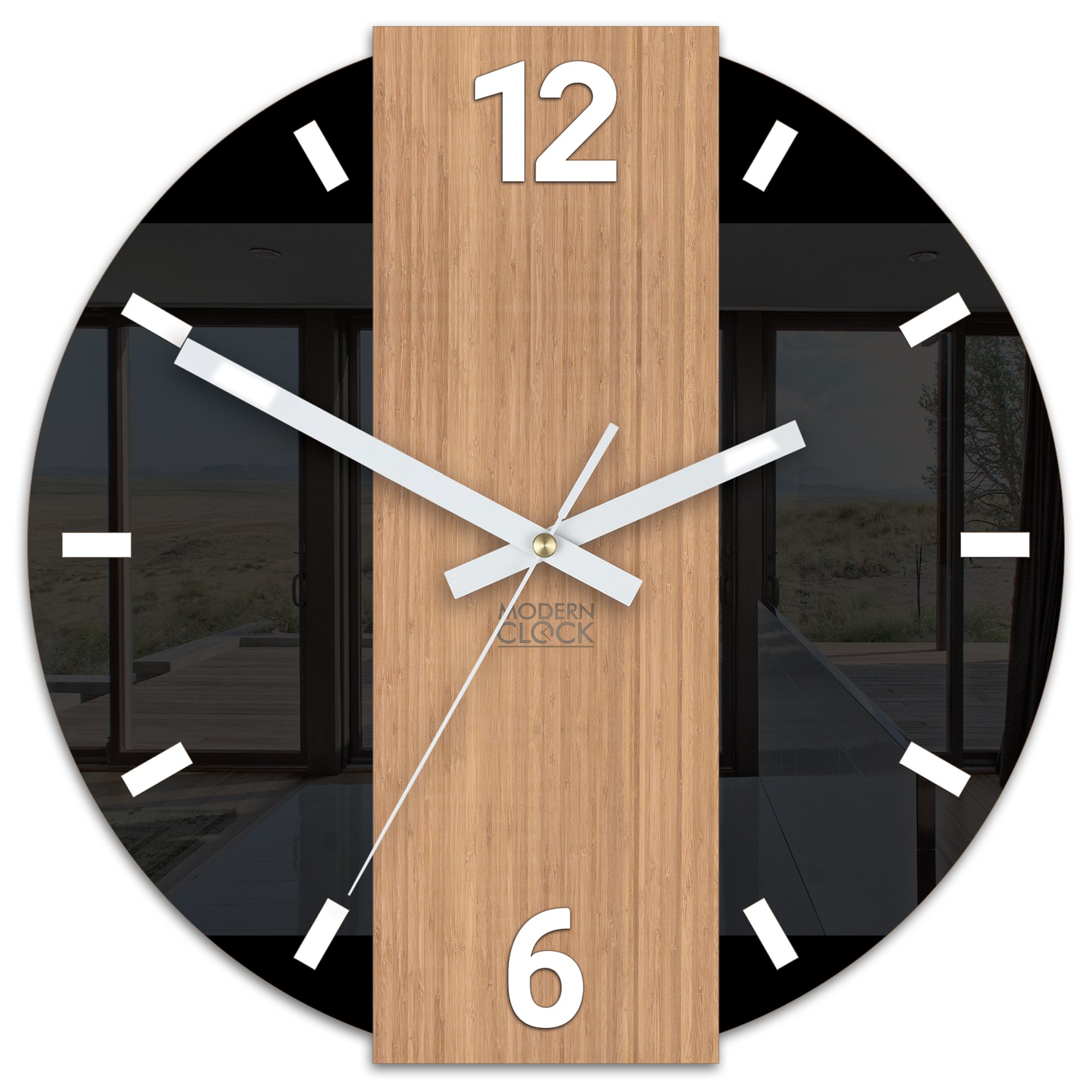 Moderní nástěnné hodiny PRIMO kulaté nástěnné hodiny do obývacího pokoje