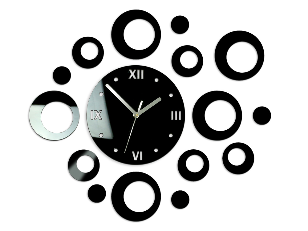 Moderní nástěnné hodiny RINGS 