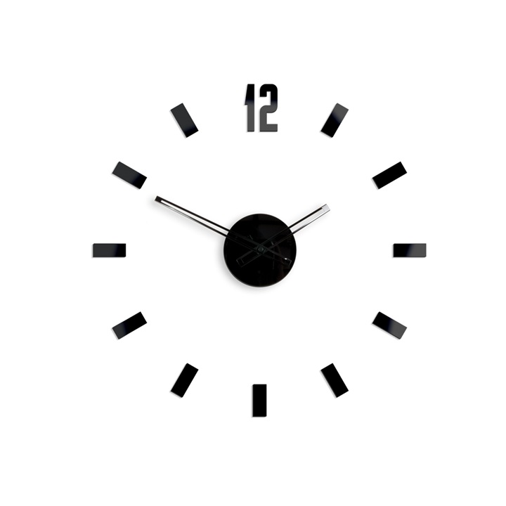 Moderní nástěnné hodiny POINT nalepovací hodiny na stěnu