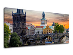 Obraz na stěnu Panoráma MĚSTO PRAHA 