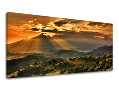 Nástěnný obraz PANORAMA KRAJINA 70x140 cm