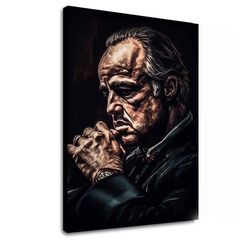 Obraz Kmotr: moc a respekt | italské plátno 100x150 cm