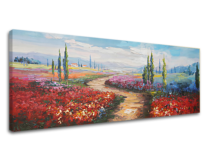 Obraz na plátně ZEMĚ - 40x110 cm autorská reprodukce na plátně