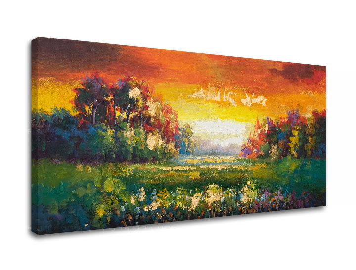 Obraz na plátně LOUKA 1 dílný XOBCHZH6429E1 - 140x70 cm Kolekce obrazů LIPA