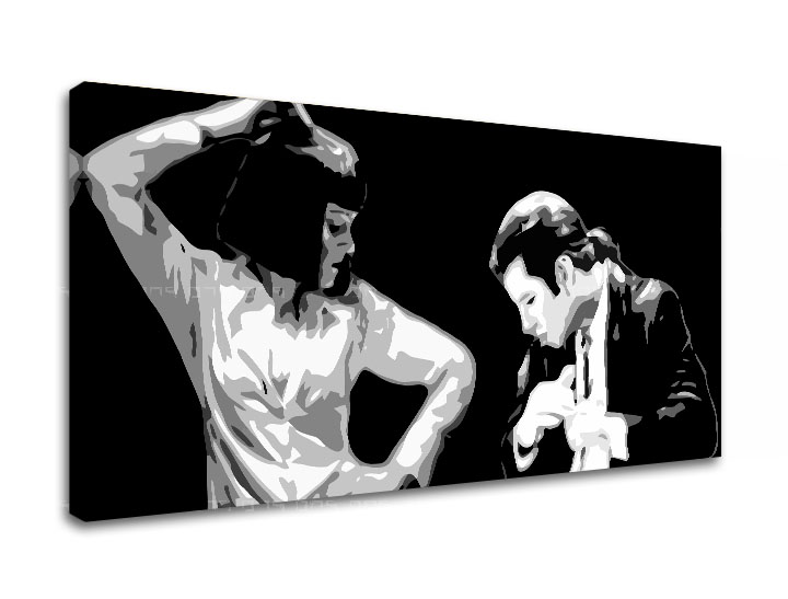 Tištěný POP Art obraz Pulp Fiction 1 dílný pulp4 - 80x40 cm pop art obrazy