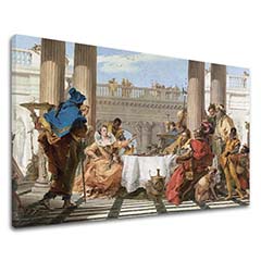 Obraz na plátně Giambattista Tiepolo - Kleopatřina hostina